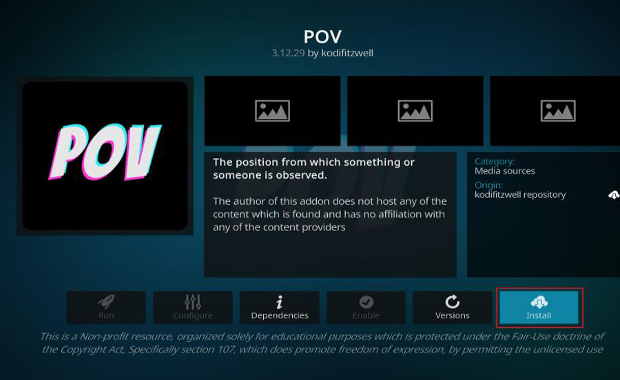 How to Install POV Kodi Addon for Unlimited Streaming